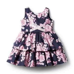 Janie and Jack Floral tiered dress, EUC! Size 6